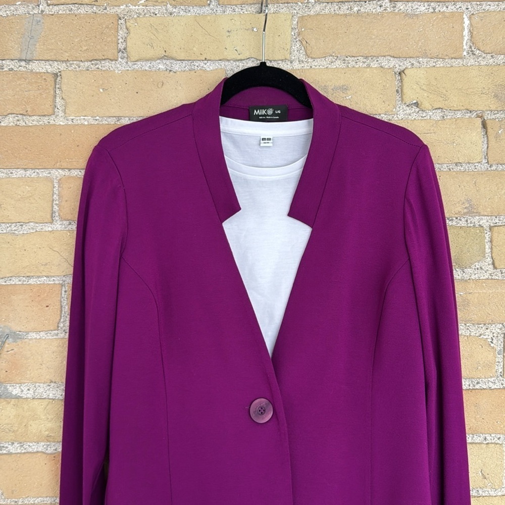 Miik 🇨🇦 Magenta Blazer - Picture 6 of 6